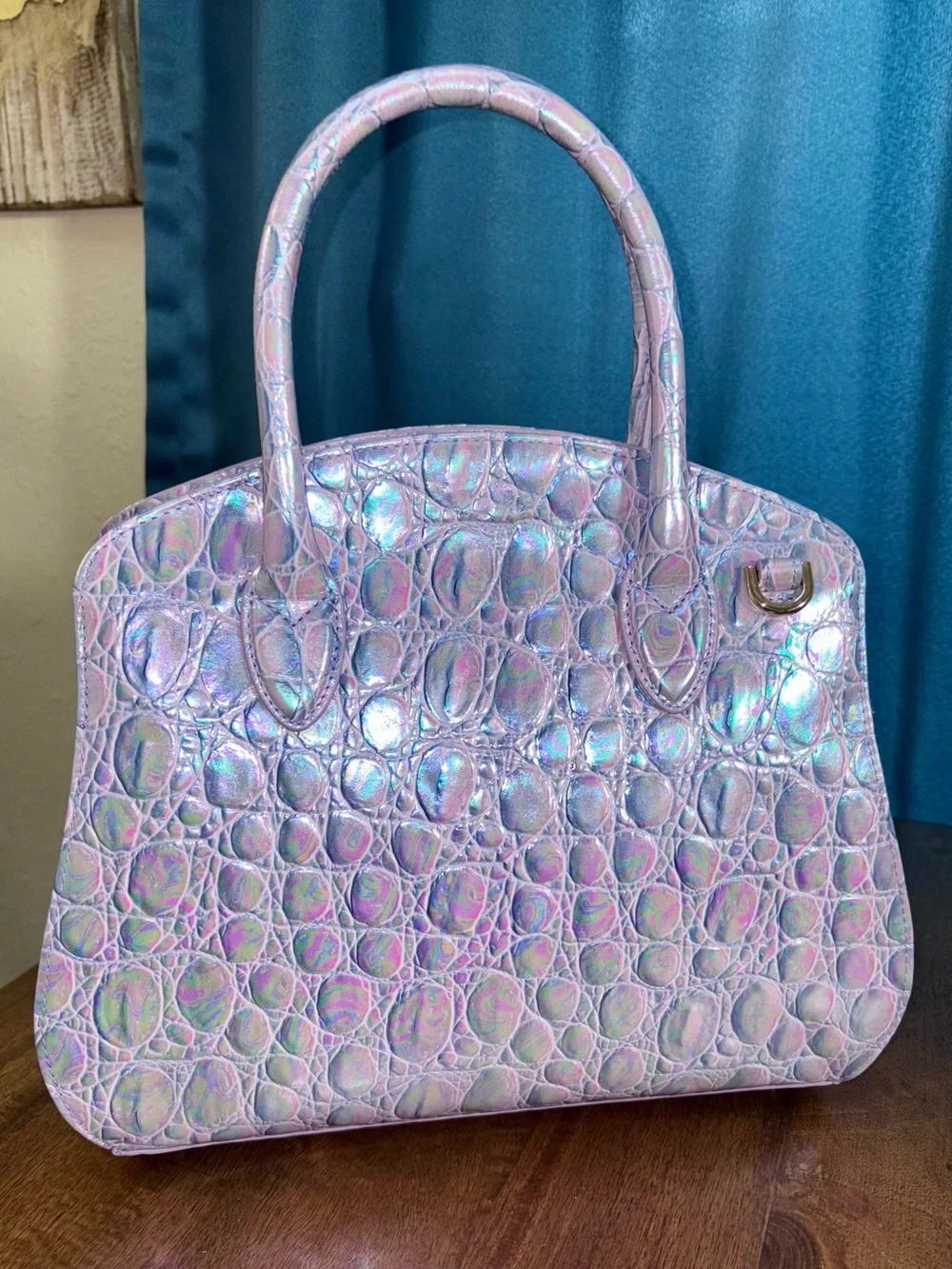 Brahmin EUC Rosetta - Lavender Dewdrop - Iridescent - Exclusive Design